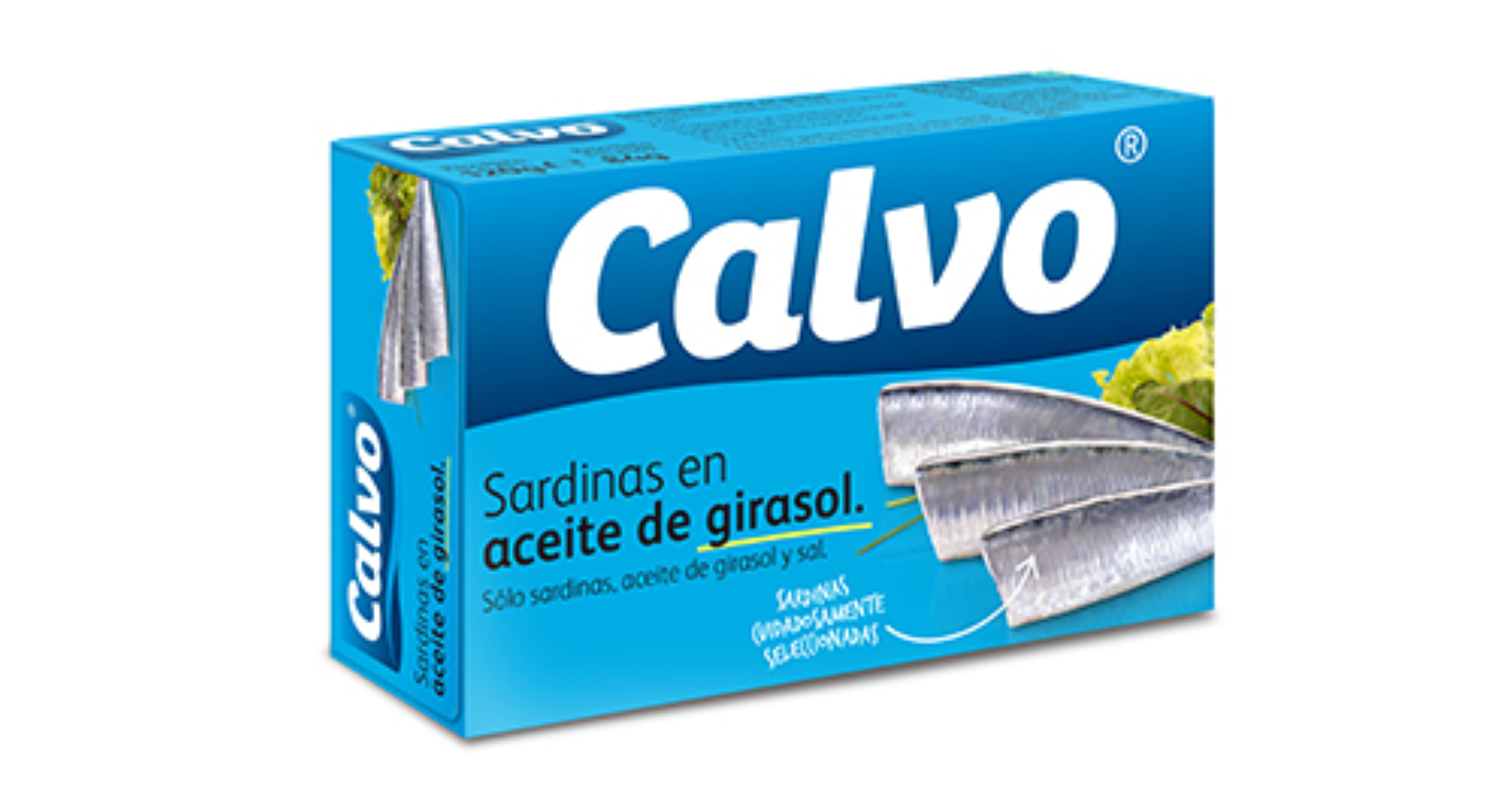 CALVO SARDINES IN SUNFLOWER OIL 120G